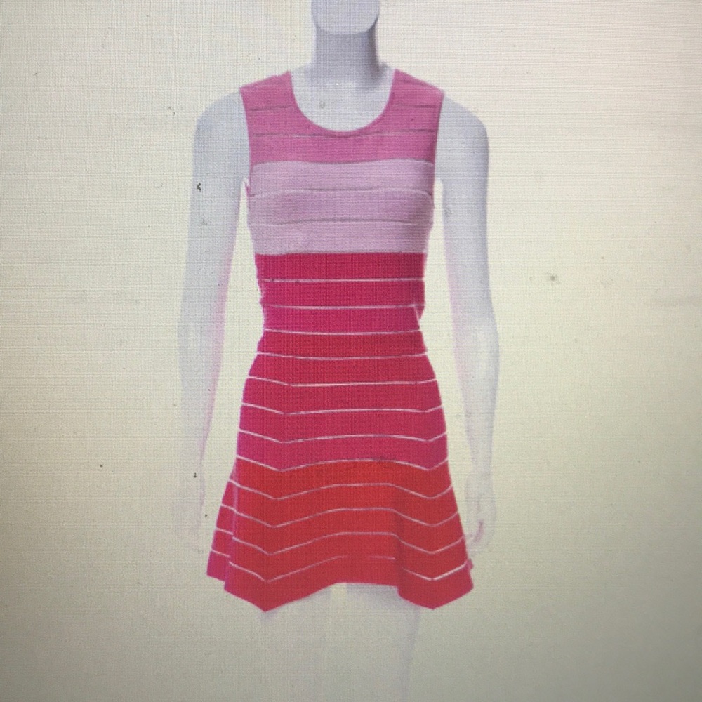 Torn by Ronny Kobo knot striped dress